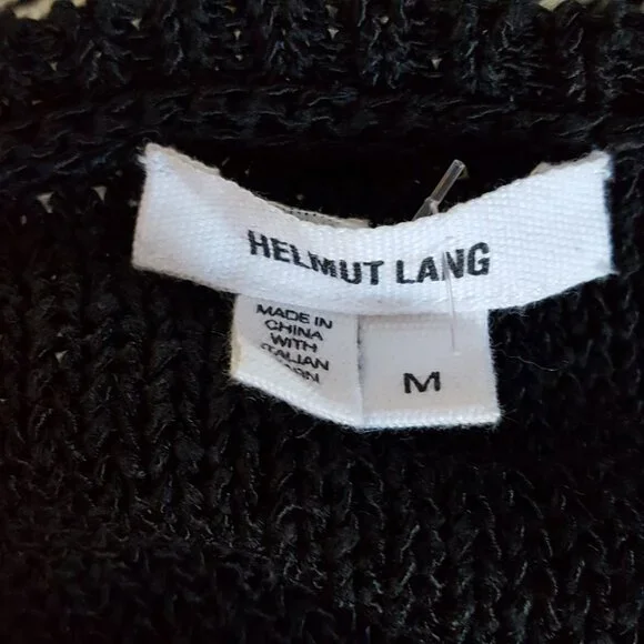 HELMUT LANG Asymmetrical SWEATER SZ M - Picture 4 of 4